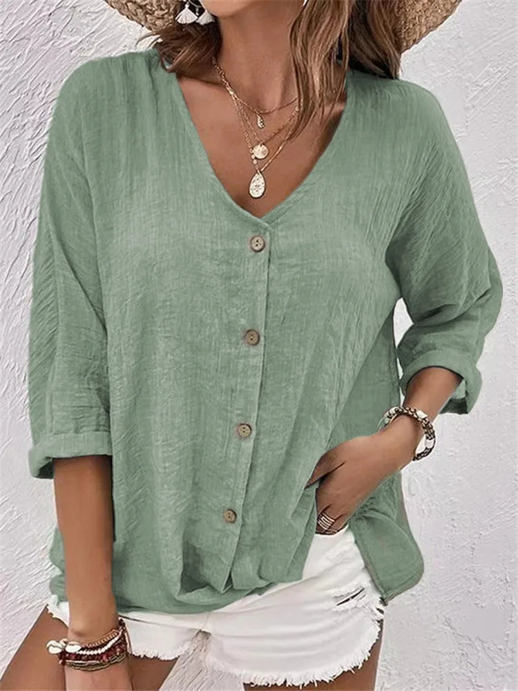 Annika - Linen Shirt