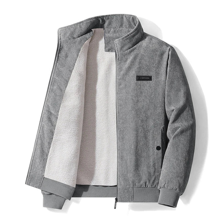 Ako | cord jacket with fleece lining