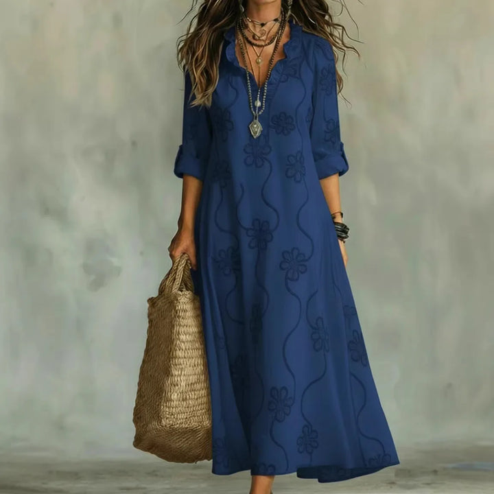 Aurevia - Long Summer Floral Dress