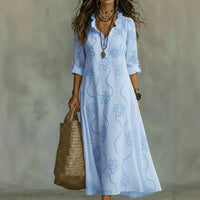 Aurevia - Long Summer Floral Dress