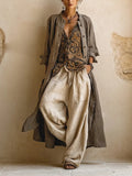 Aurélune Natural 3-Piece Set™ - Premium Cotton and Linen Blend
