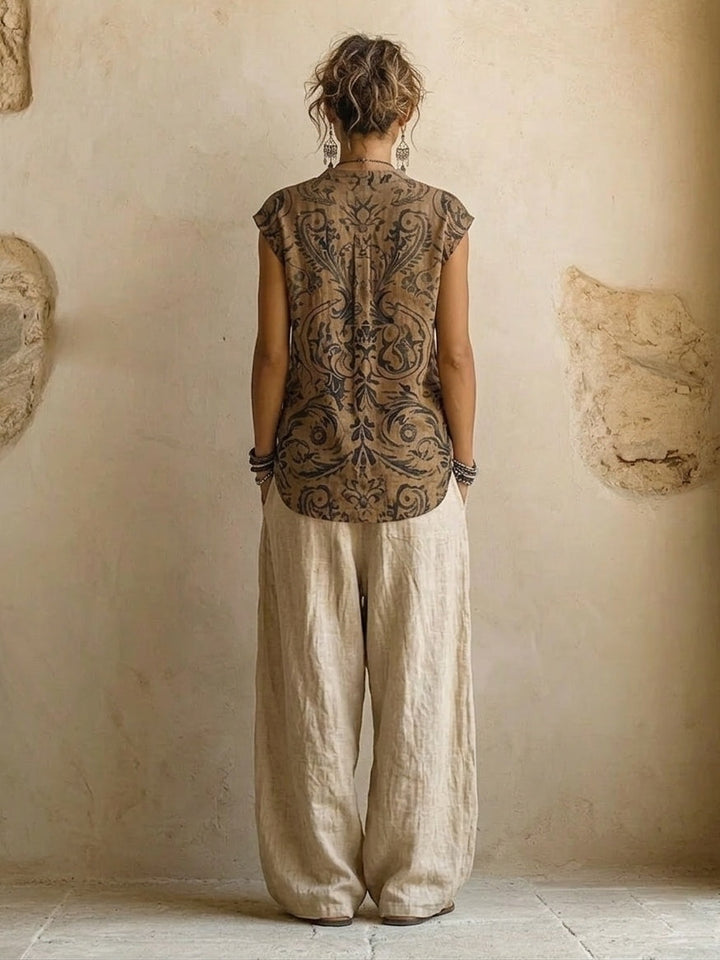 Aurélune Natural 3-Piece Set™ - Premium Cotton and Linen Blend