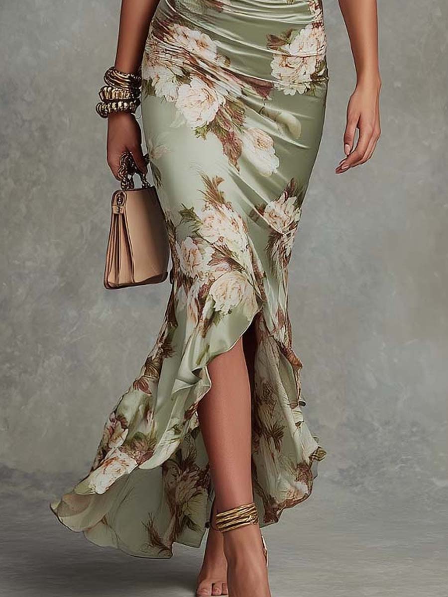 Violetta™ Floral Satin Dress