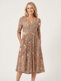 Harlow Elegant Dress with V-Neck