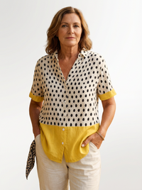 Zavi | Casual Dots Print Blouse