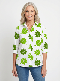 Maeva | Clover Charm Top