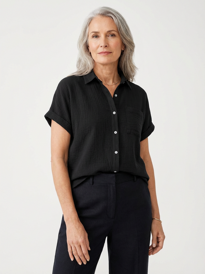 Elisabeth | Short Sleeve Blouse