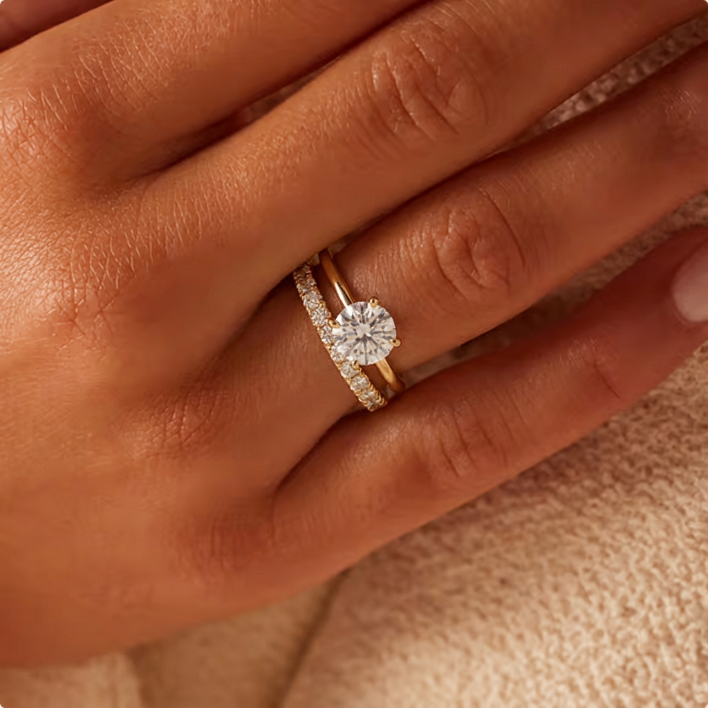 Vilma – Gold-Colored Ring Set