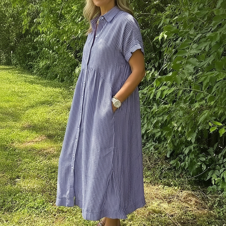 Aurelia™ – Chic Striped Dress