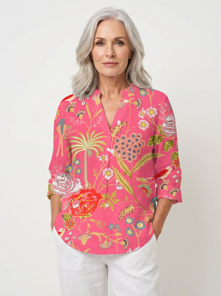 Floriana | Tropical Blossom Blouse