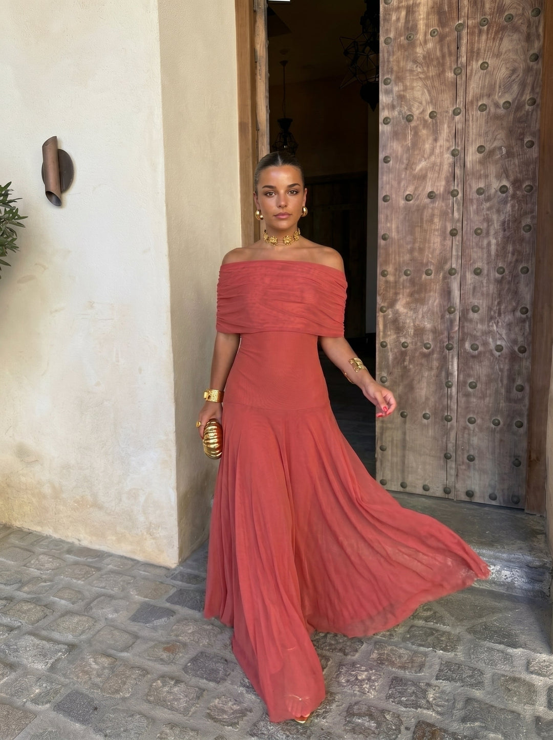 Wren - Feminine Linen-Silk Dress