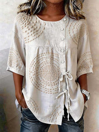 Esmee - Soft Embroidered Linen Top