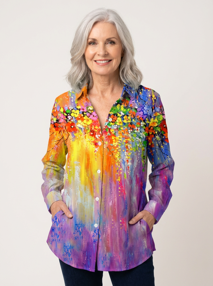 Nola | Sunrise Colors Blouse