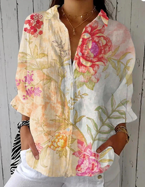 Liora | Sunset Petal Blouse
