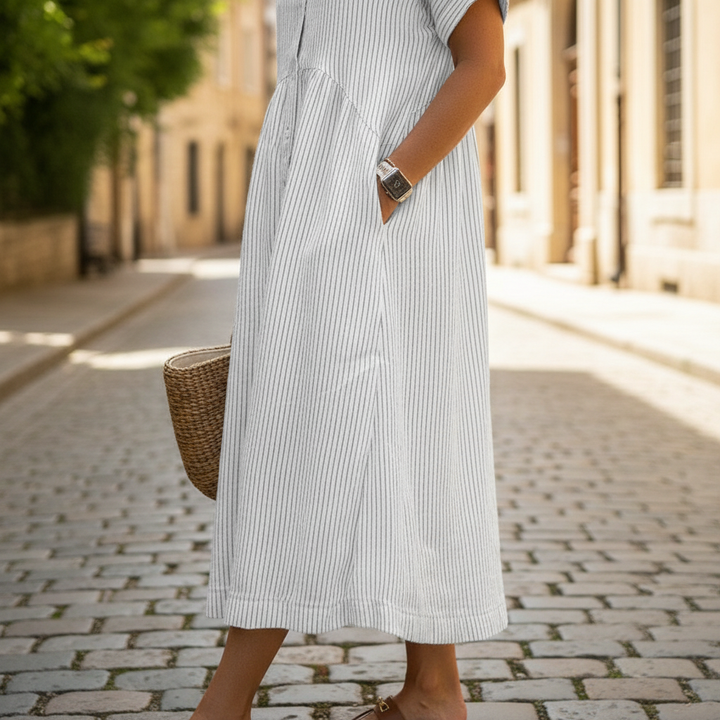 Aurelia™ – Chic Striped Dress