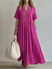Lorena | Pleated Dress
