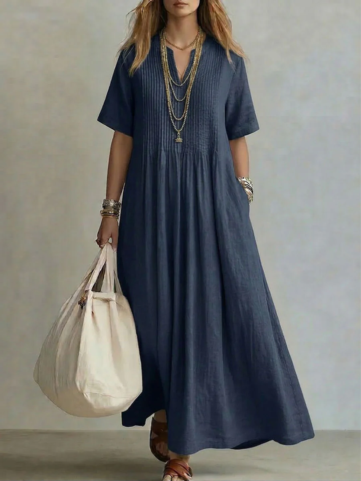 Lorena | Pleated Dress