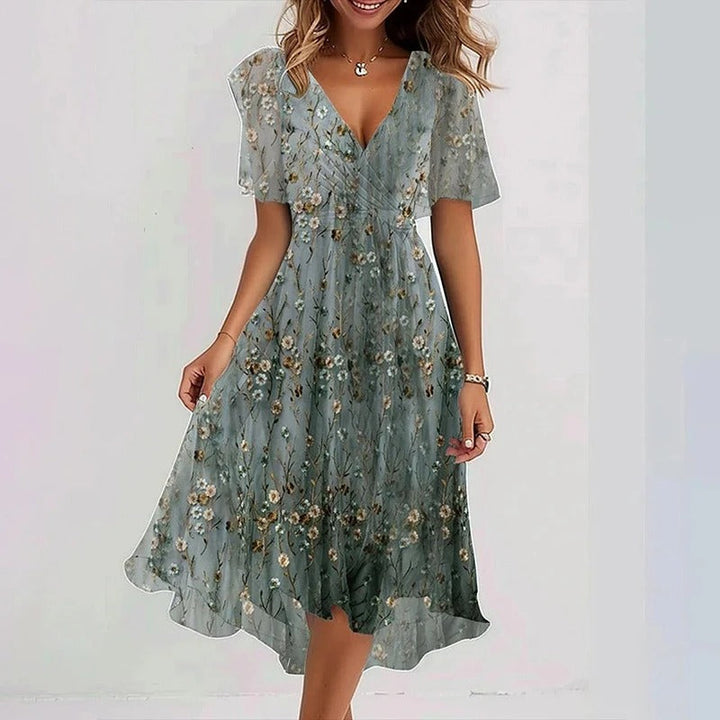 Denise | Elegant Colourful Dress