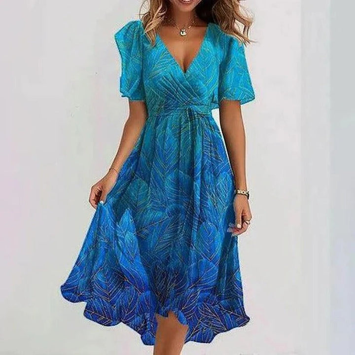 Denise | Elegant Colourful Dress