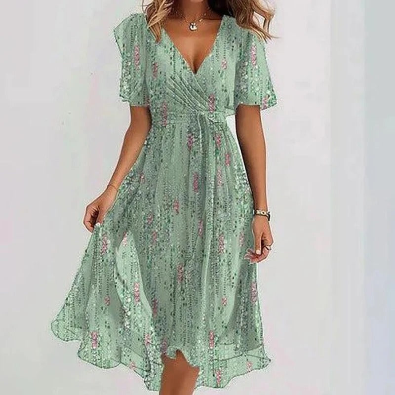 Denise | Elegant Colourful Dress