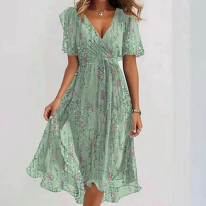 Denise | Elegant Colourful Dress