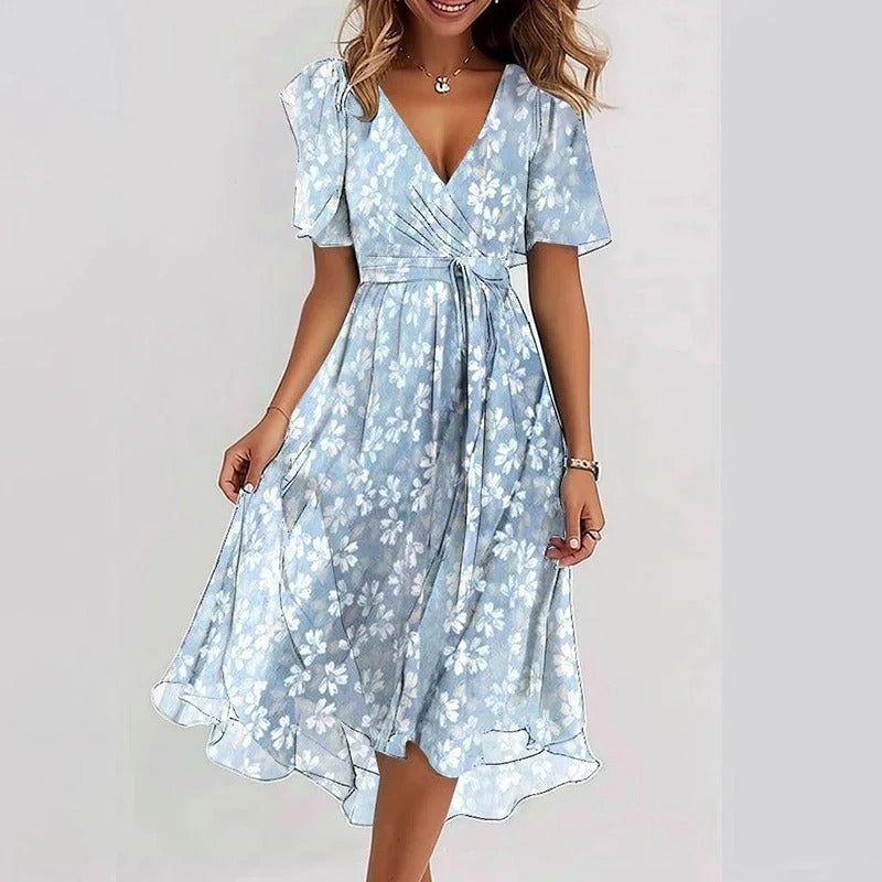 Denise | Elegant Colourful Dress