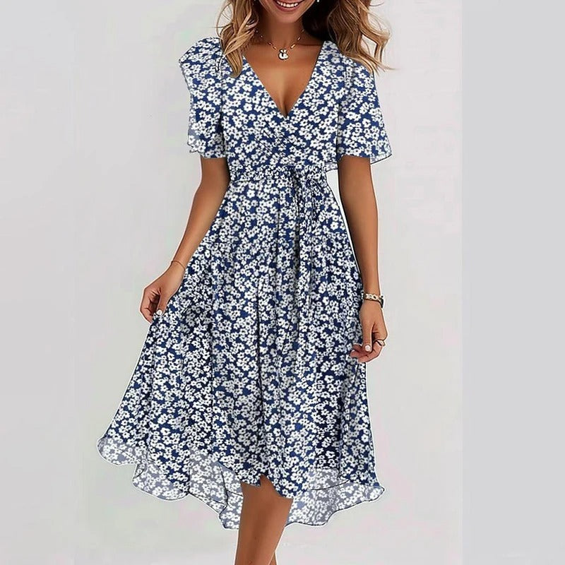 Denise | Elegant Colourful Dress