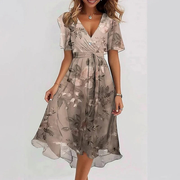 Denise | Elegant Colourful Dress