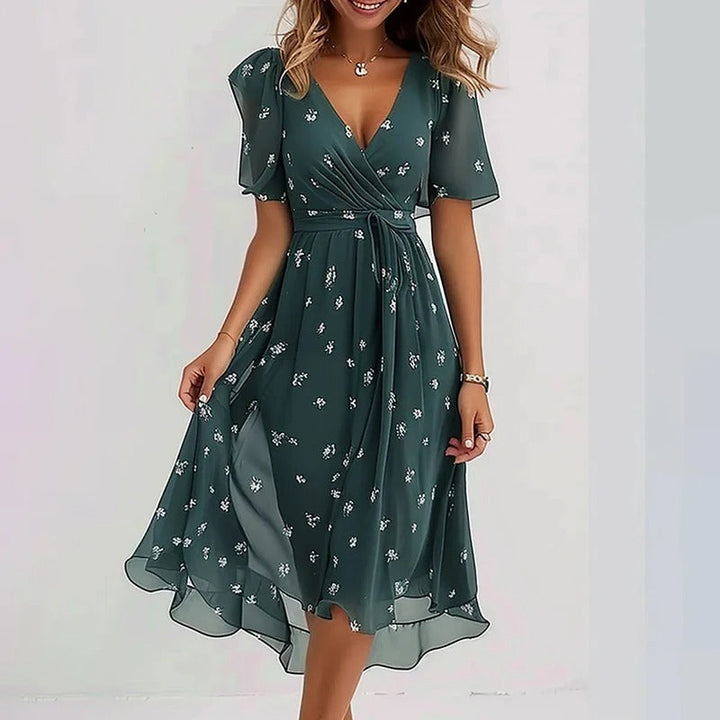 Denise | Elegant Colourful Dress