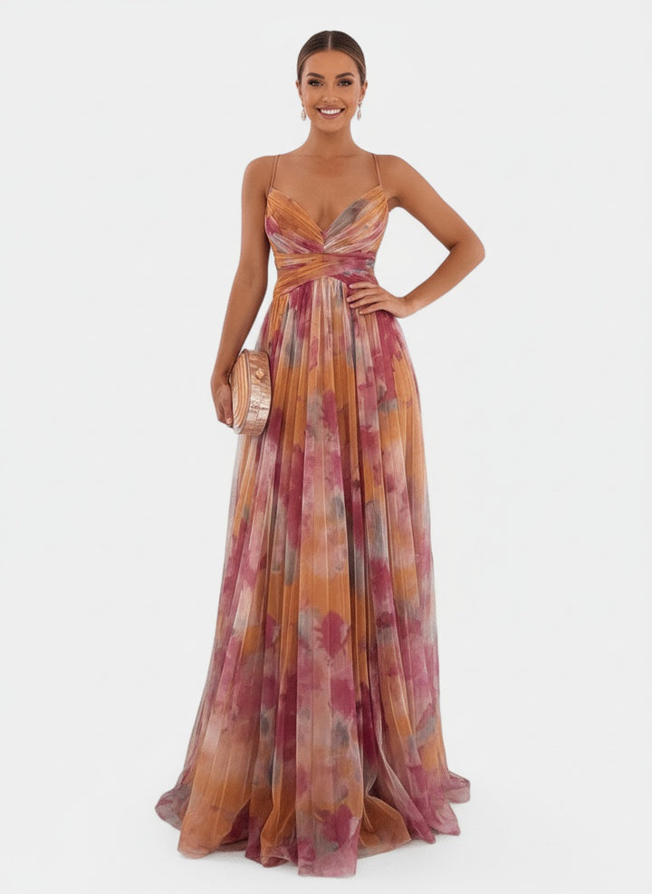 Athena | Watercolour Maxi Dress