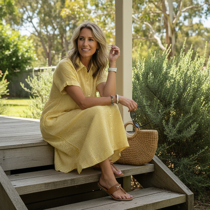 Aurelia™ – Chic Striped Dress