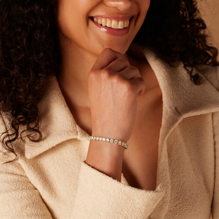 Valeria – Tennis Bracelet with Moissanite