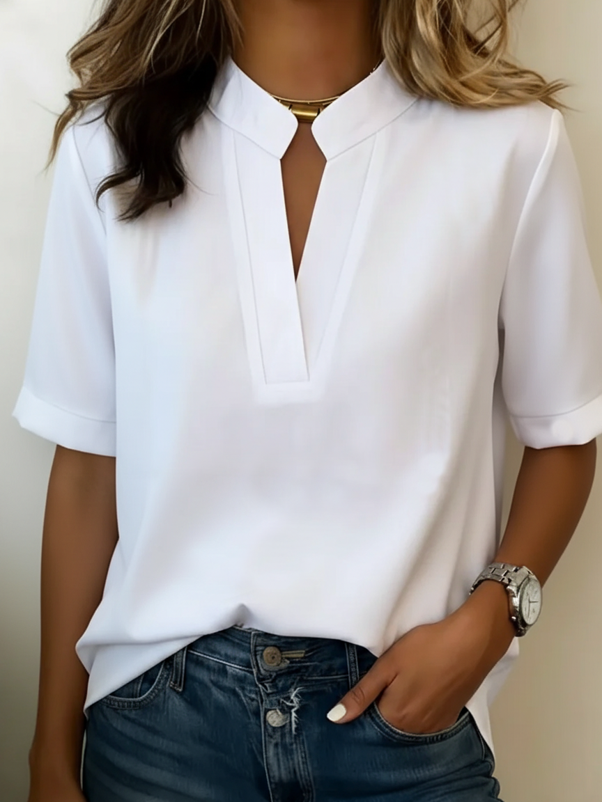 Marguerite™ Refined Collar Top