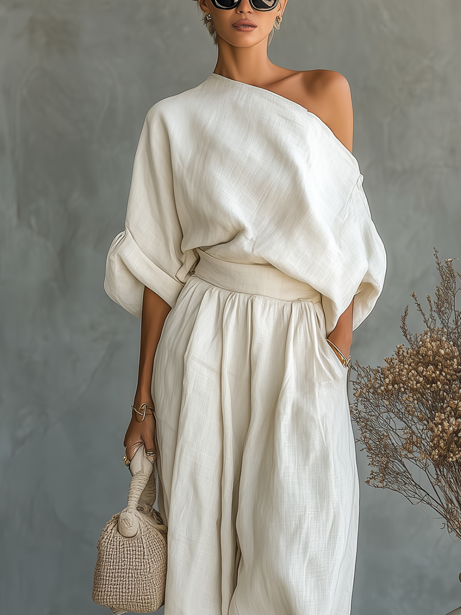 Amandine - Relaxed Linen Blend Set
