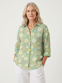 Celine | Leafy Meadow Blouse