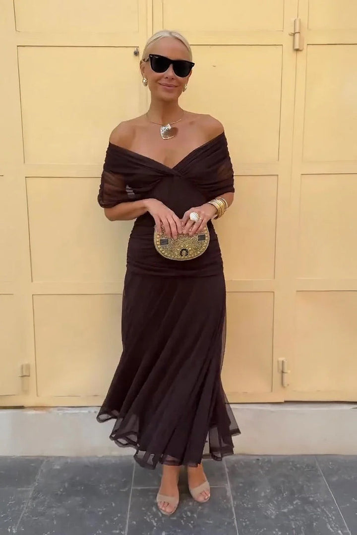 Aurelia - Off-Shoulder Maxi Dress