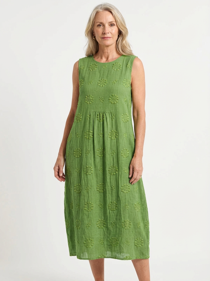 Sara™ Patterned Midi Dress