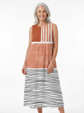 Skye™ Striped Midi Dress
