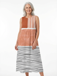 Skye™ Striped Midi Dress
