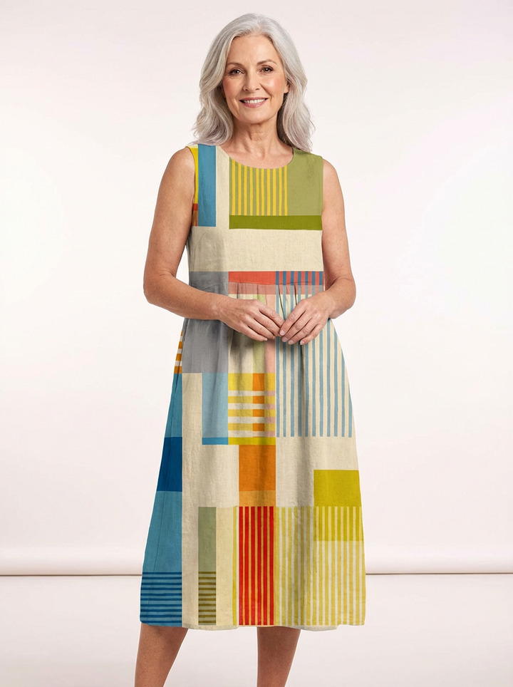 Eve™ Geometric Midi Dress