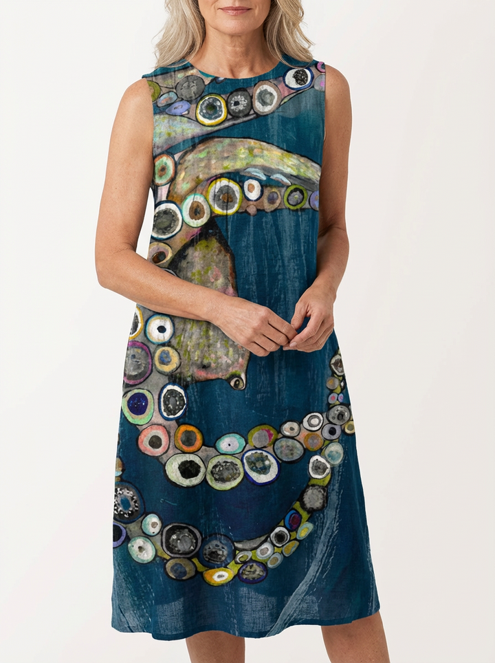 Zoe™ Nautical Midi Dress