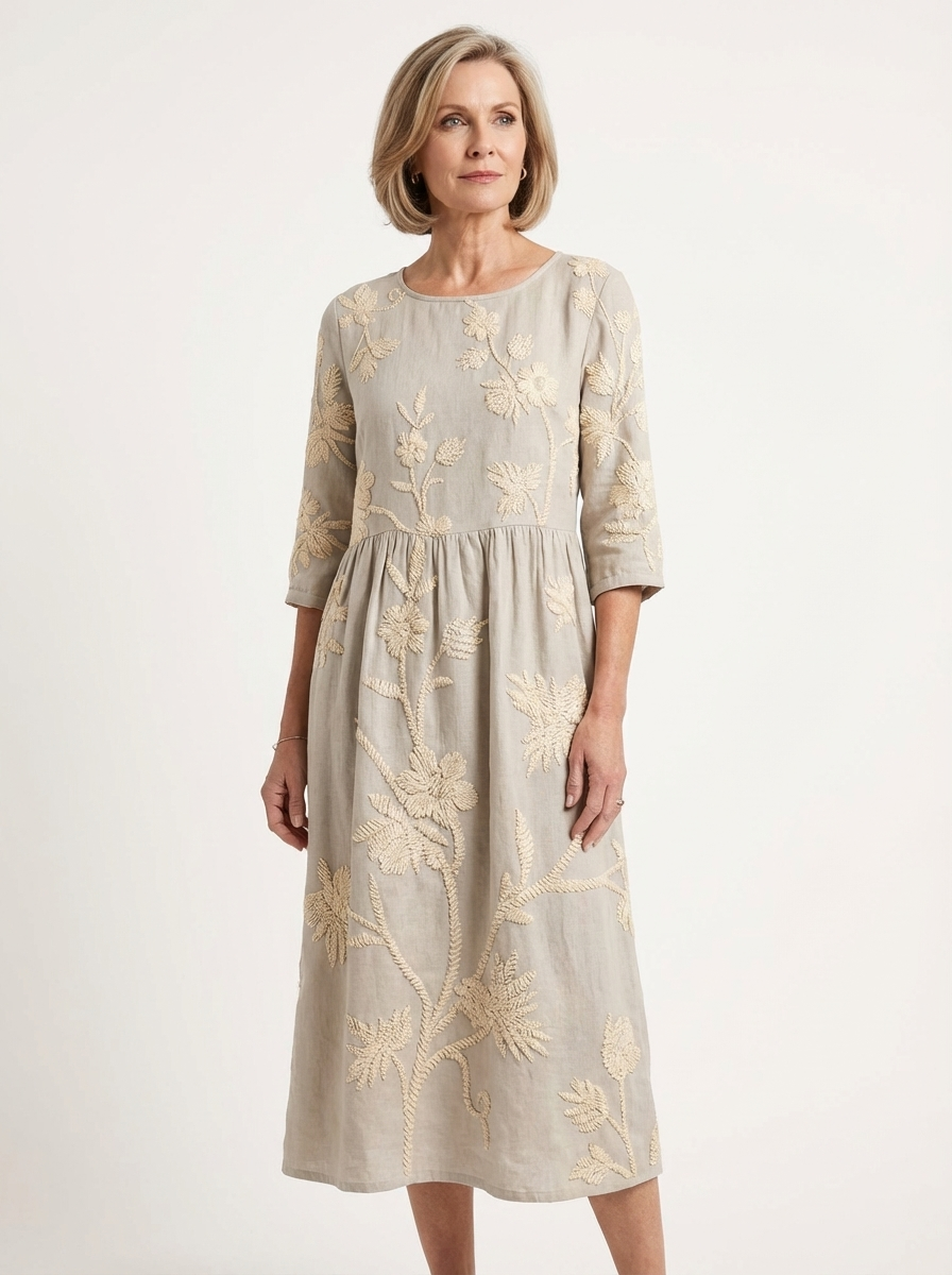 Rachel | Vintage Embroidered Dress