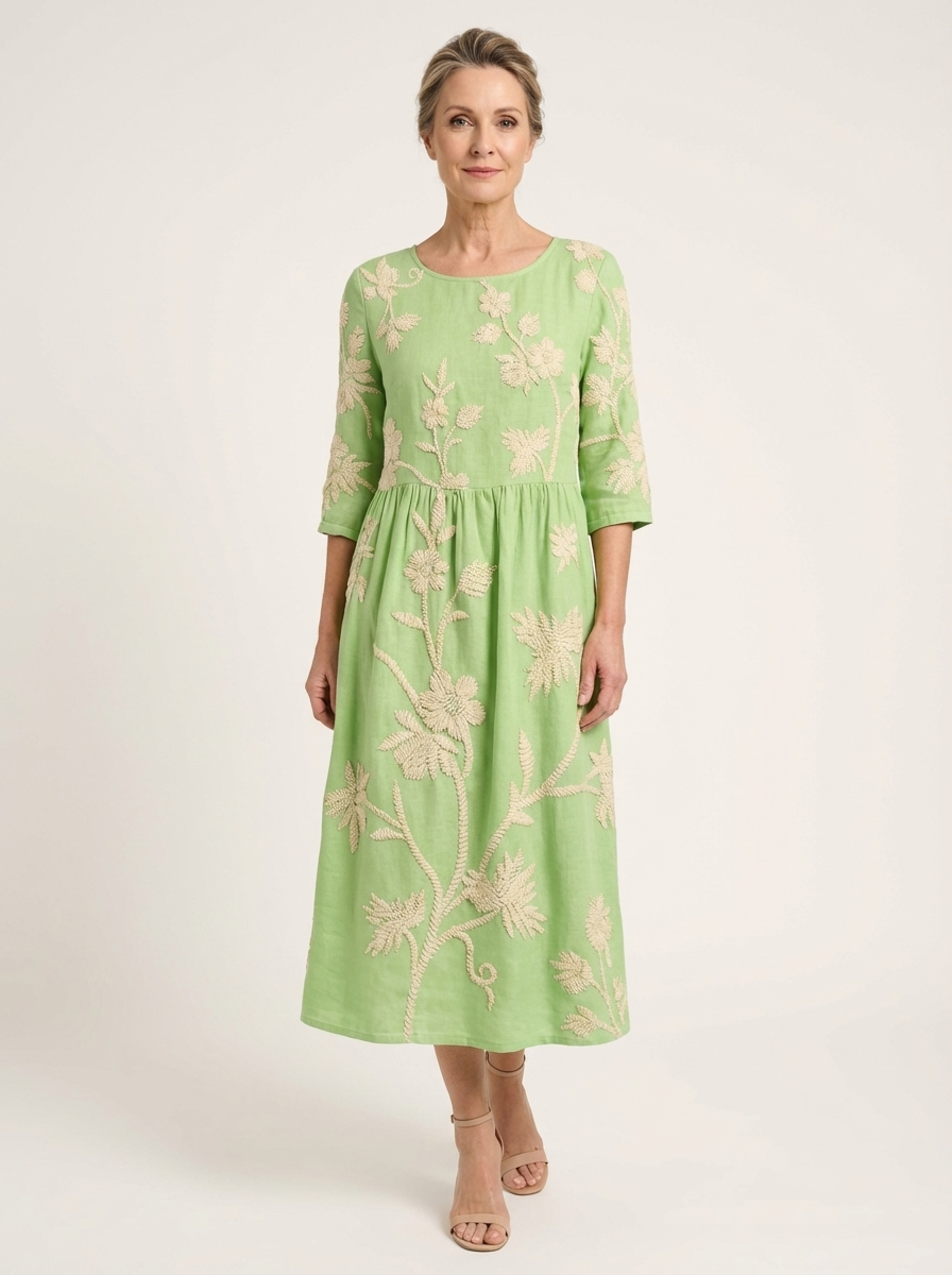 Rachel | Vintage Embroidered Dress
