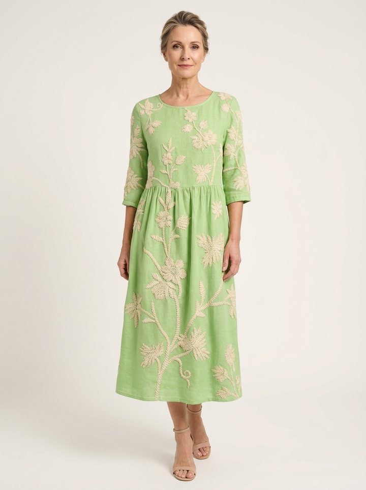 Rachel | Vintage Embroidered Dress