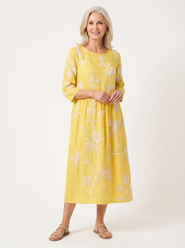 Rachel | Vintage Embroidered Dress