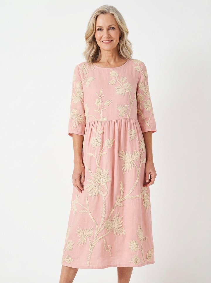 Rachel | Vintage Embroidered Dress