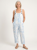 Comfortable Printed Overalls