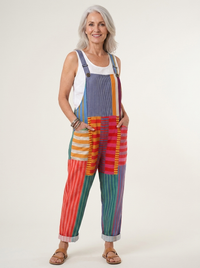 Comfortable Printed Overalls