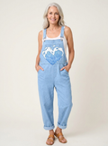 Comfortable Printed Overalls