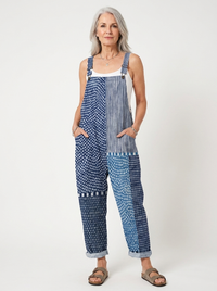 Comfortable Printed Overalls